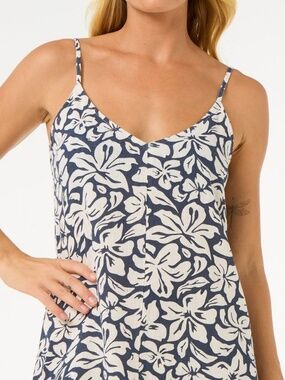 RIP CURL linen floral dress